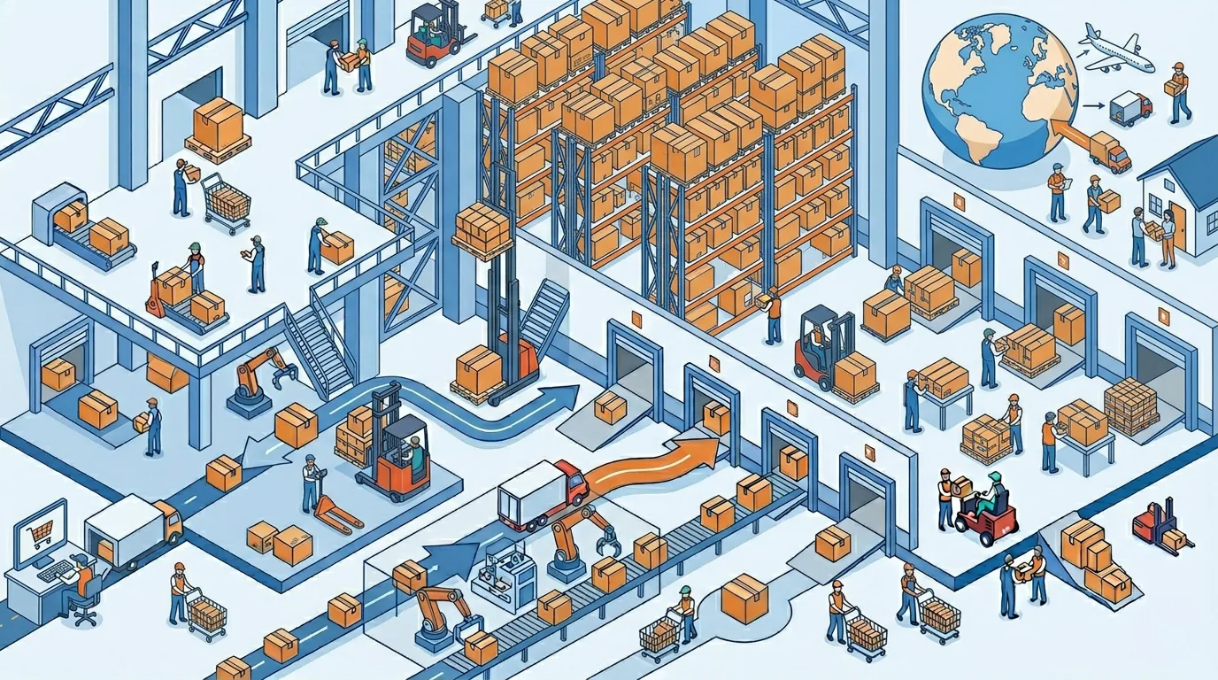 Cómo funciona el proceso de logística paso a paso: desde el pedido hasta la entrega